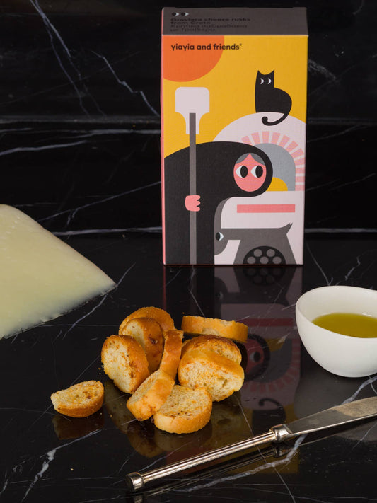 Yiayia & Friends Graviera Cheese Rusk