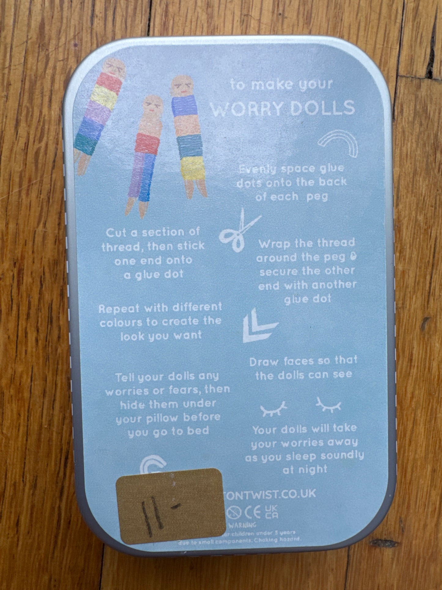 Worry Dolls Keepsake Craft Gift