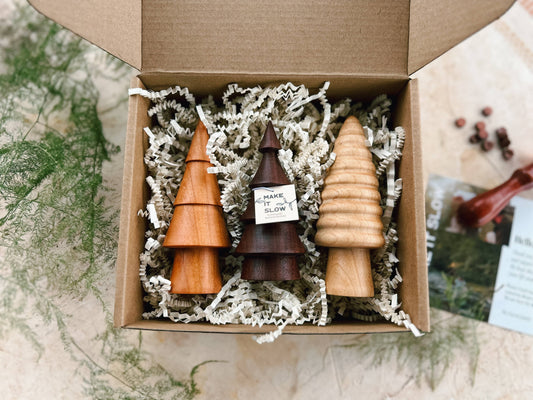 Minimalist Woodland 3 Tree Set