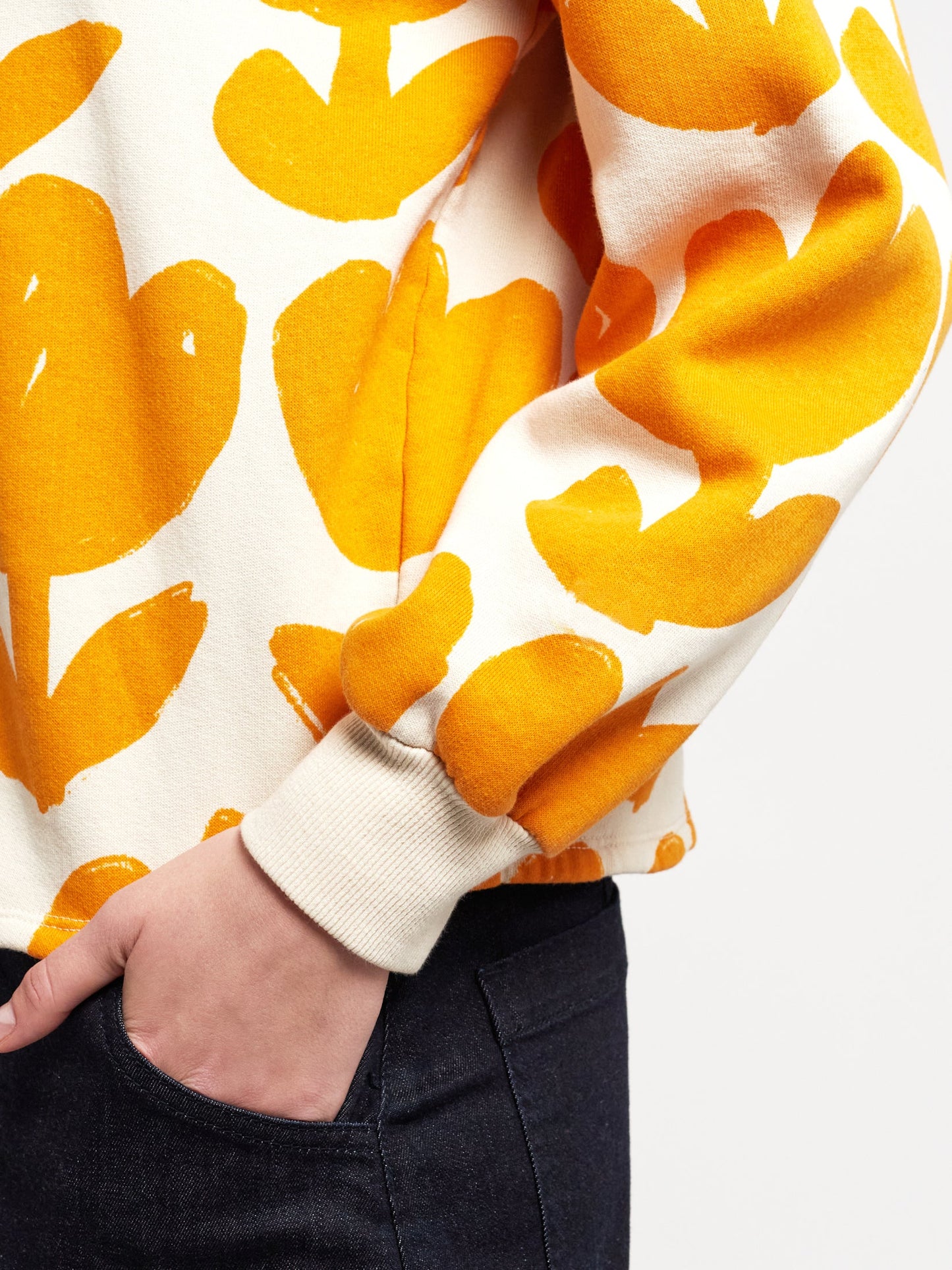 Bobo Choses Retro Flowers all over sweatshirt