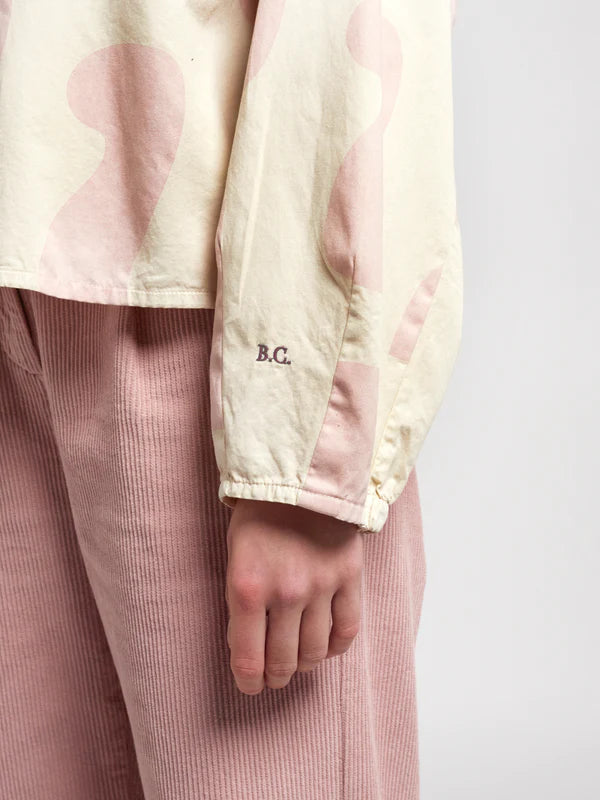 Bobo Choses mixed molds all over puff sleeve shirt