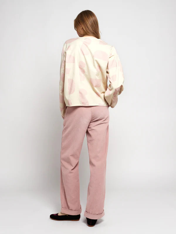 Bobo Choses mixed molds all over puff sleeve shirt