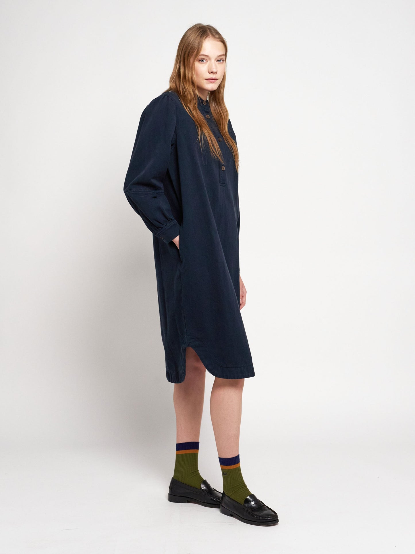 Bobo Choses straight puff sleeves dress
