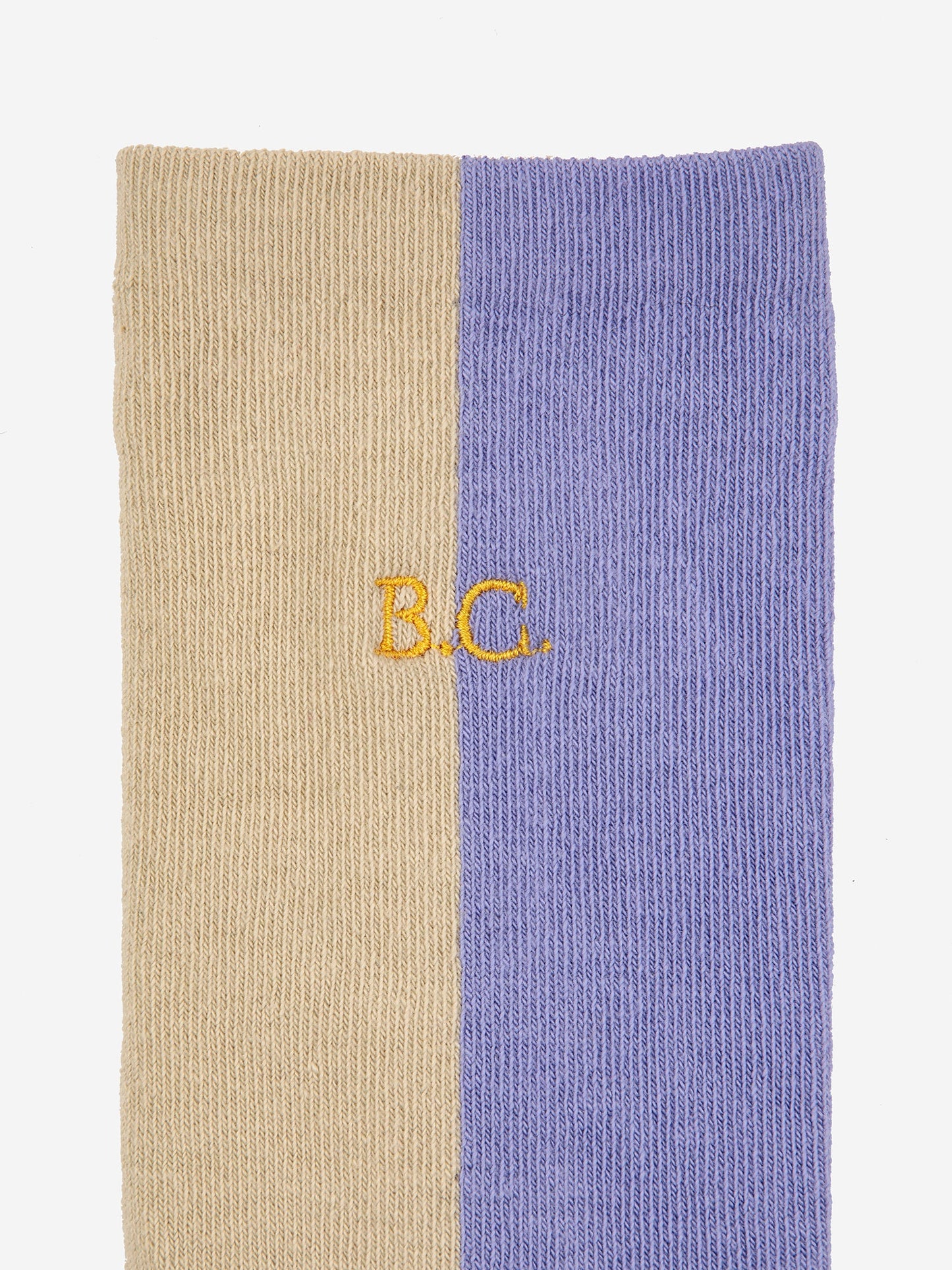 Color block long socks