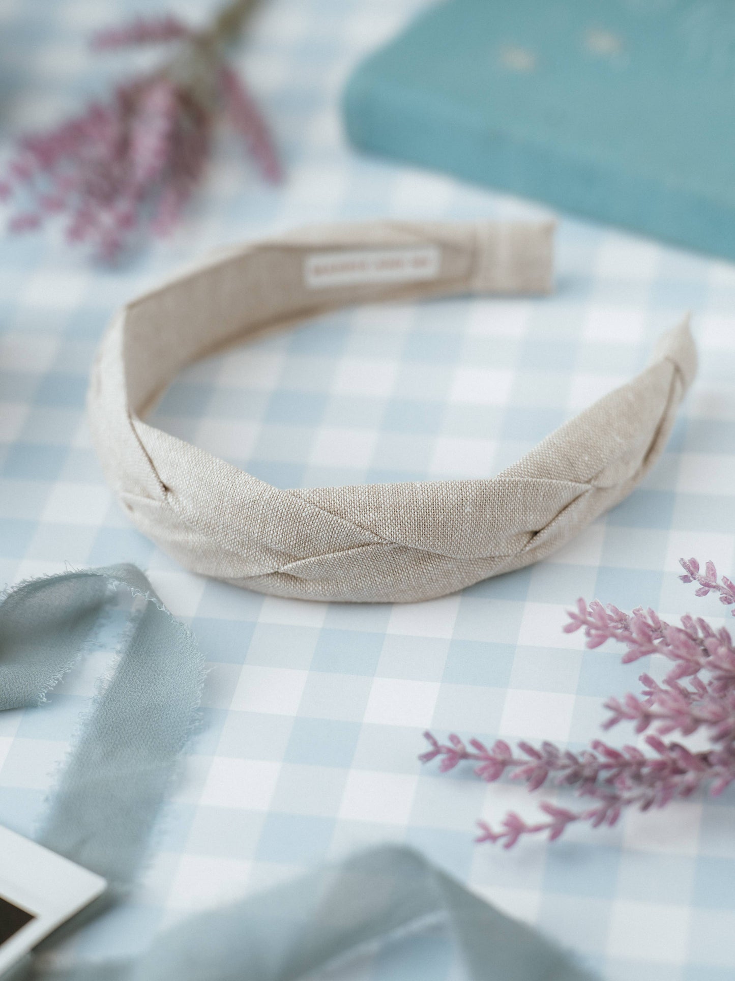 Braided Flax Neutral Headband for Women | Alice Band