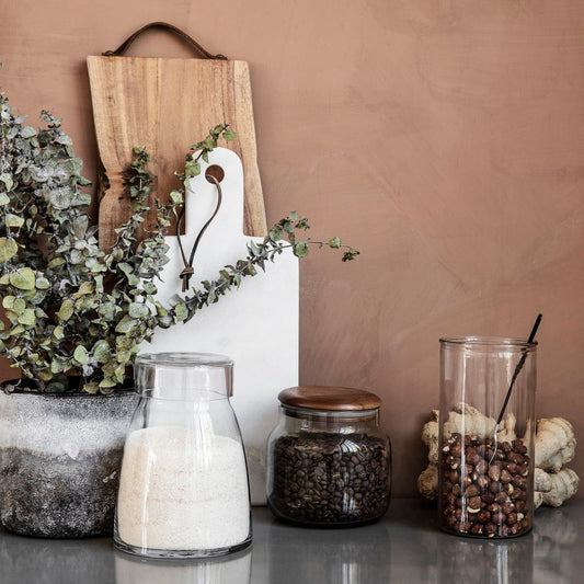 Glass Storage Jar - Mazzo