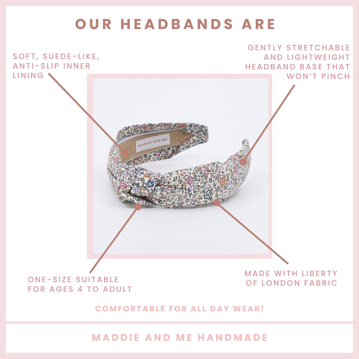 Liberty of London Katie & Millie Floral Knot Headband