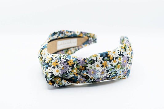 Blue Floral Knotted Headband | Liberty of London Fabric