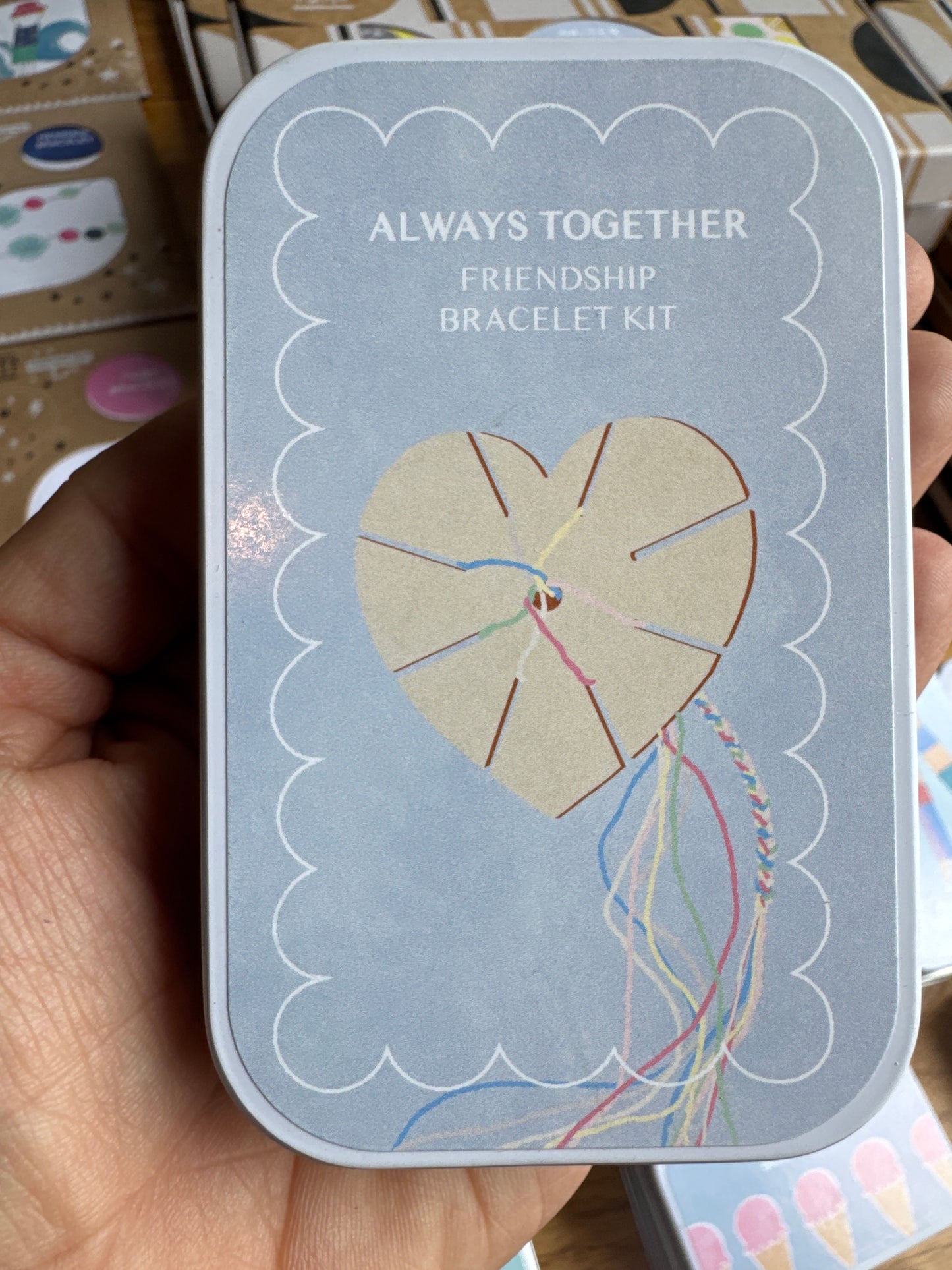 'always together' friendship bracelet gift kit