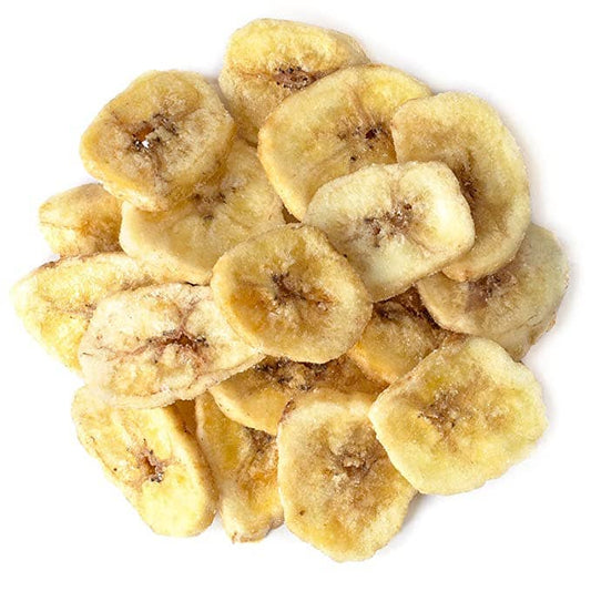 Organic Banana Chips – Sweetened, Unsulfured, Non-GMO, Vegan: 8 Ounces