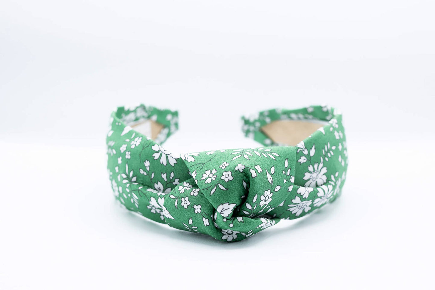 Kelly Green Floral Liberty of London Comfortable Headband