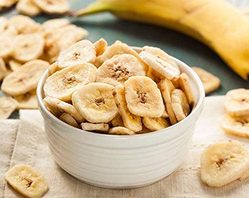Organic Banana Chips – Sweetened, Unsulfured, Non-GMO, Vegan: 8 Ounces