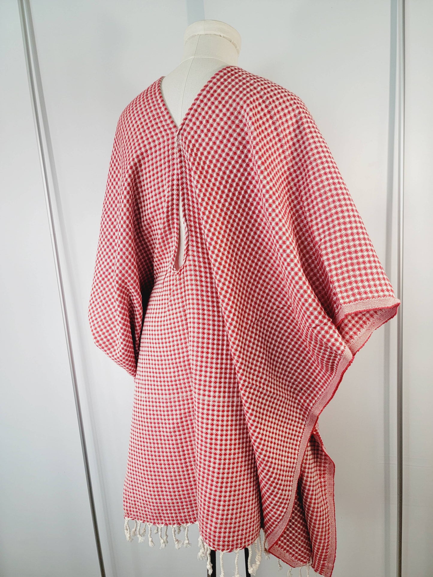 Beach Cover up Cotton, Hand made Light Layer
