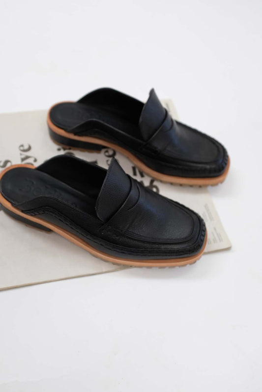 Beklina Loafer Mule Slip On Shoe Black