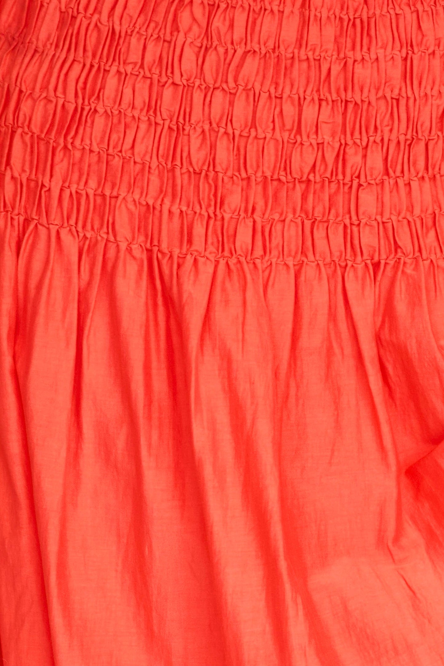Savannah Smocked Skirt in Chili