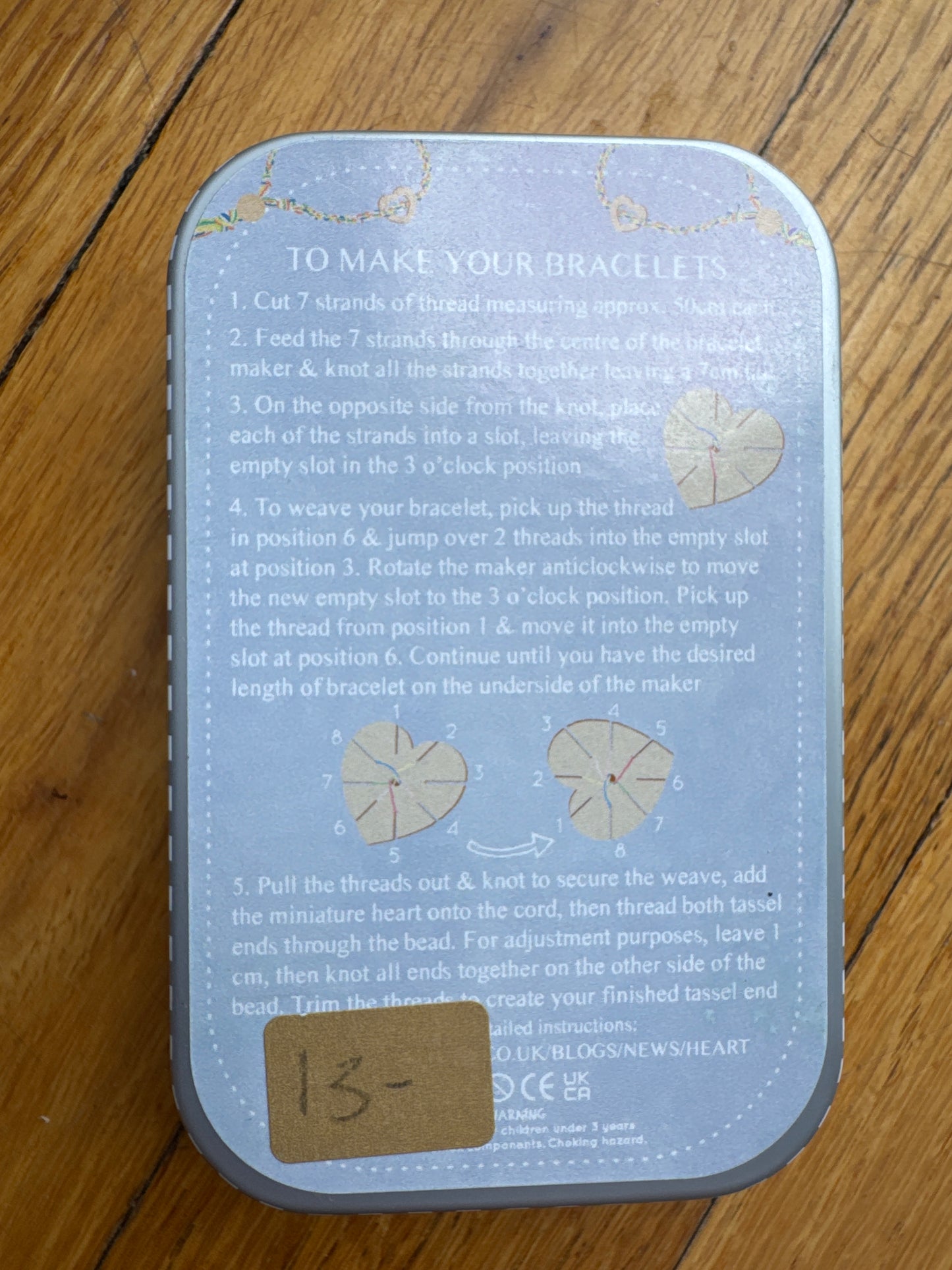 'always together' friendship bracelet gift kit