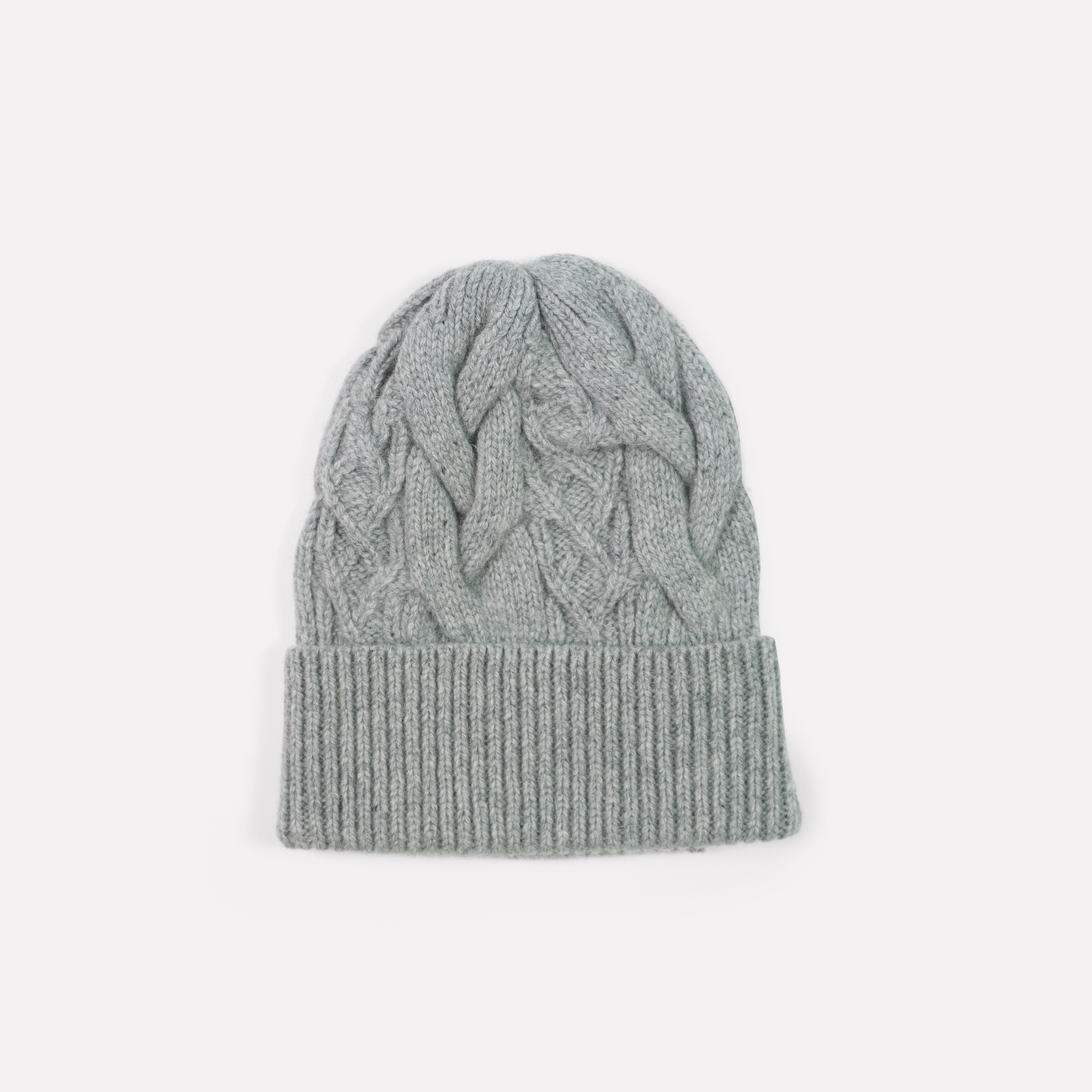 GiGi Knitwear Cable Hat in Grey