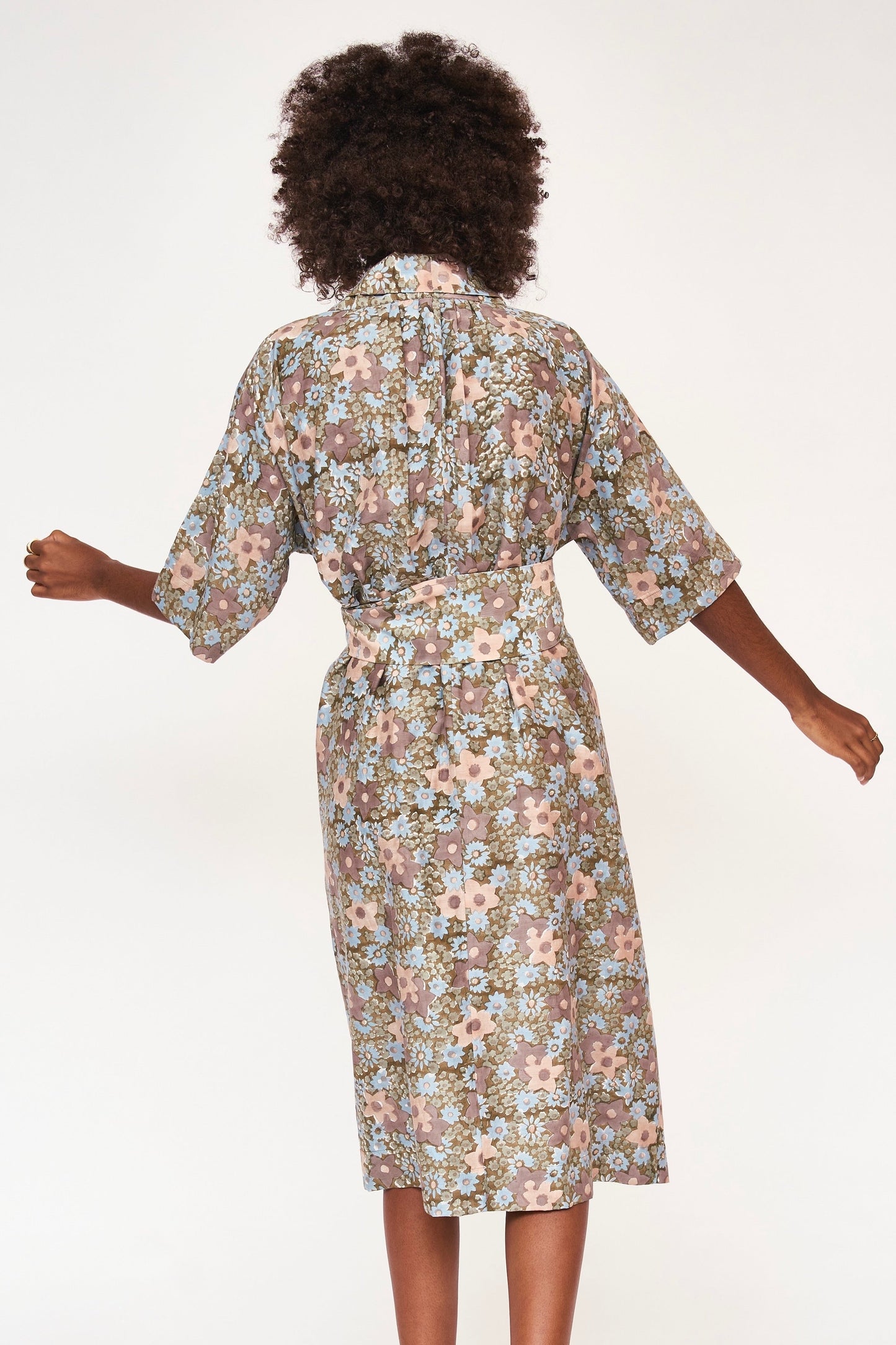 Mirth Organic Cotton Laos Robe in Stargazer