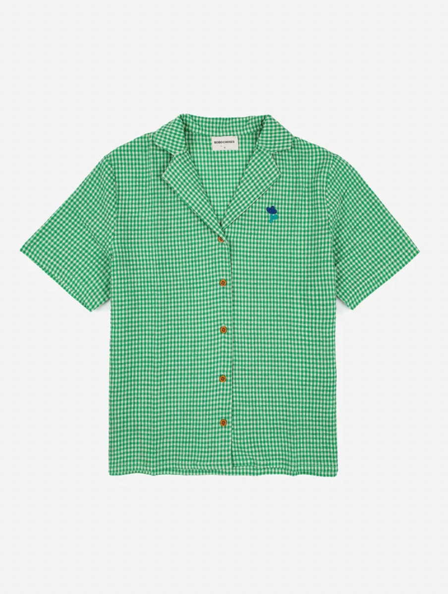 Bobo Choses Sea Flower Vichy Shirt