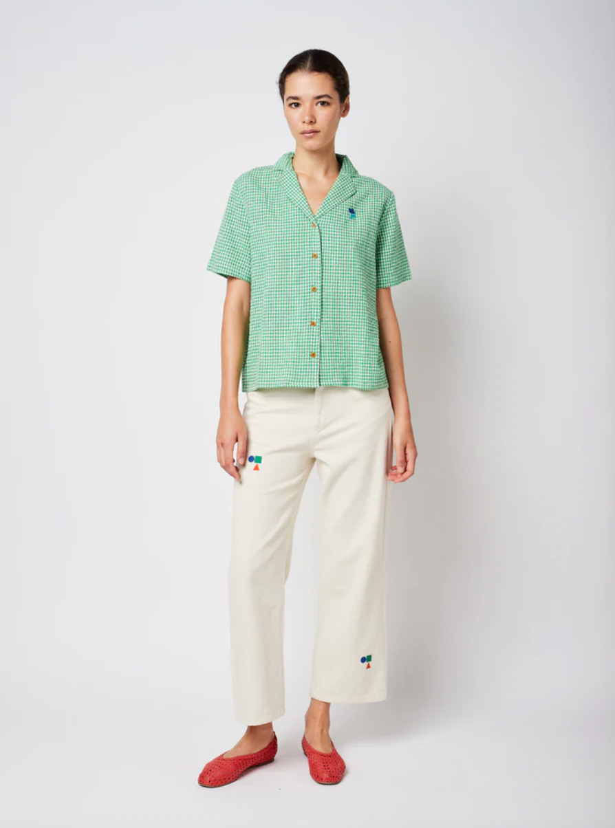Bobo Choses Sea Flower Vichy Shirt
