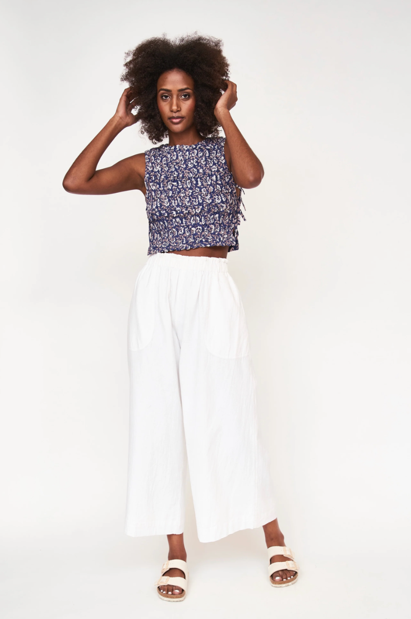 Mirth Shoreditch Smoked Open Side Top in Petunia