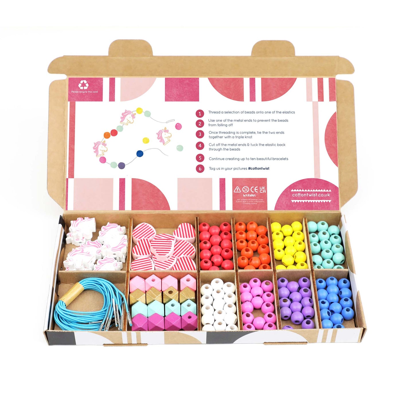 Unicorns & Hearts - Bracelet Making Kit