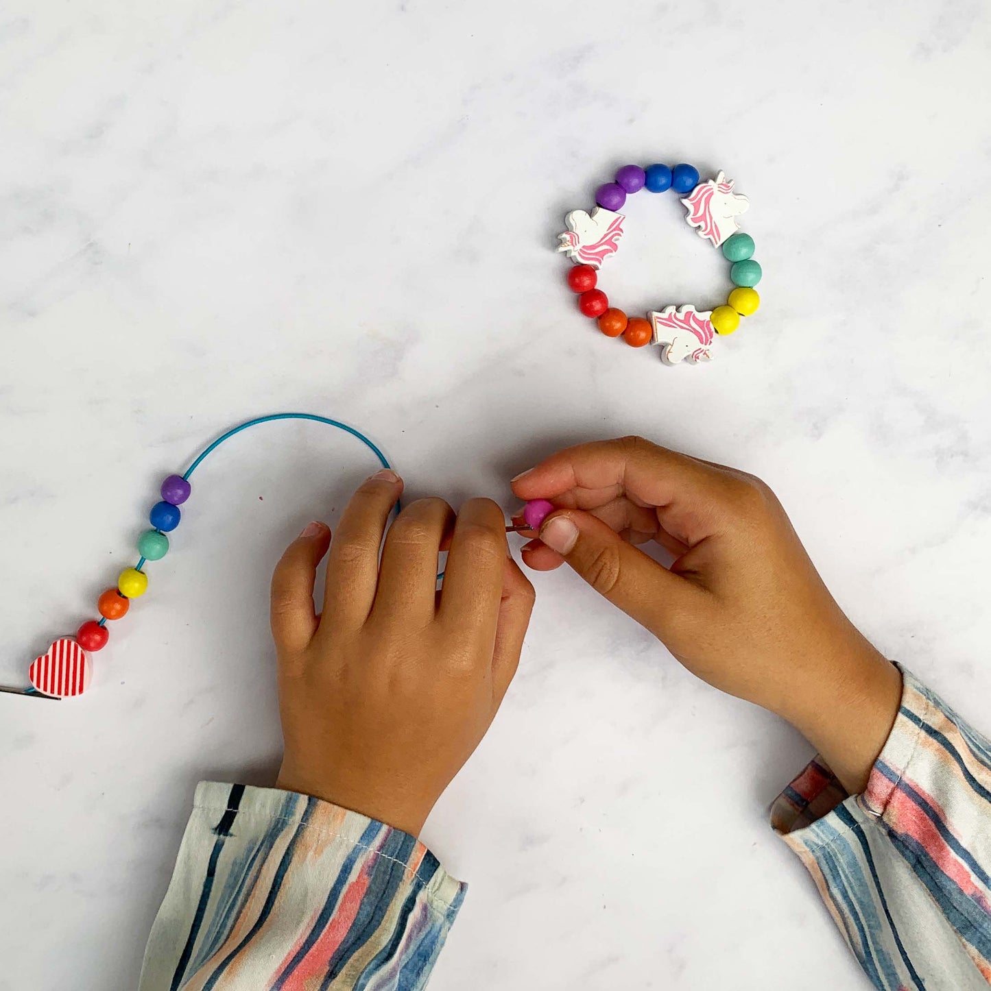 Unicorns & Hearts - Bracelet Making Kit