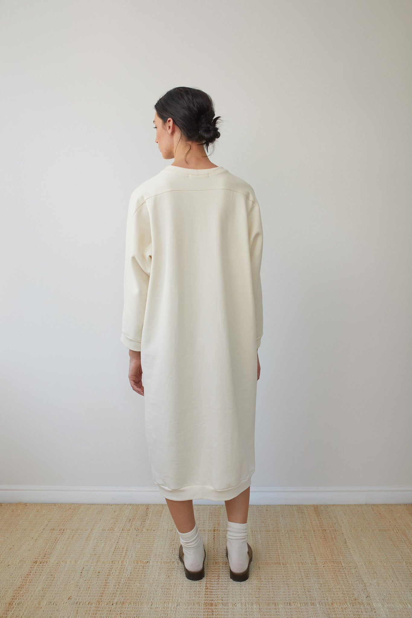 Wol Hide Easy Sweatshirt Dress in Natural