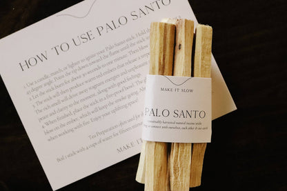 Incense | Palo Santo Stick Bundles: 3 pack