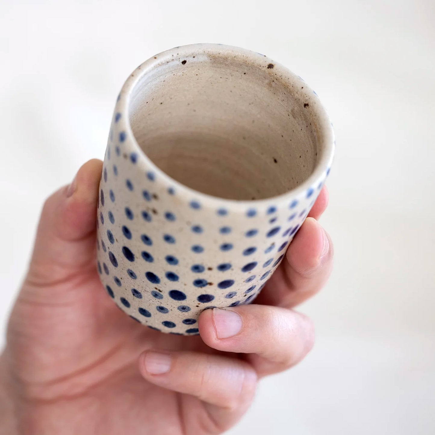 Polka Dot Tumblers - Blue Dot