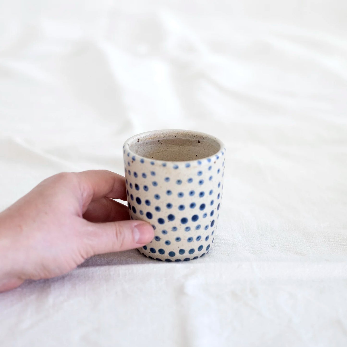 Polka Dot Tumblers - Blue Dot
