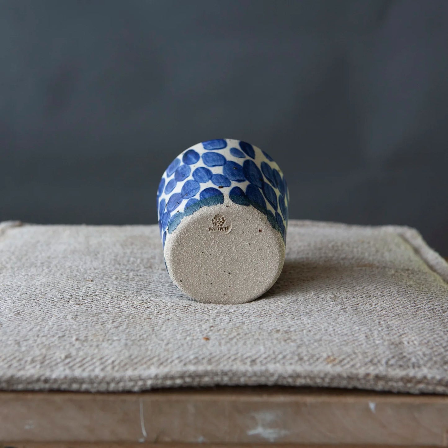 Dot Polka Dot Tumblers - Large Blue Dot