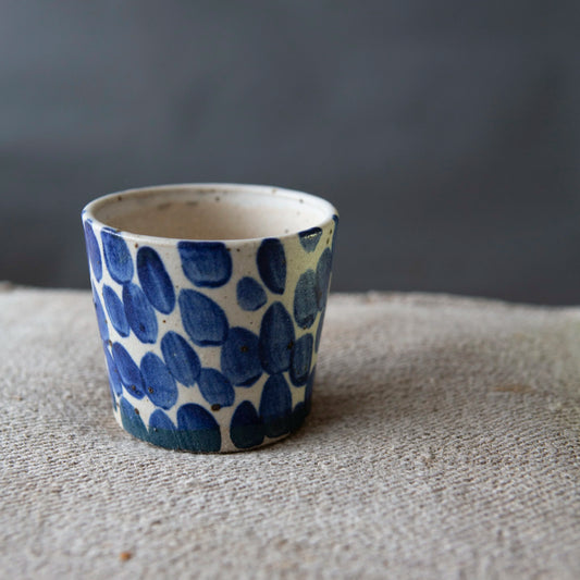 Dot Polka Dot Tumblers - Large Blue Dot