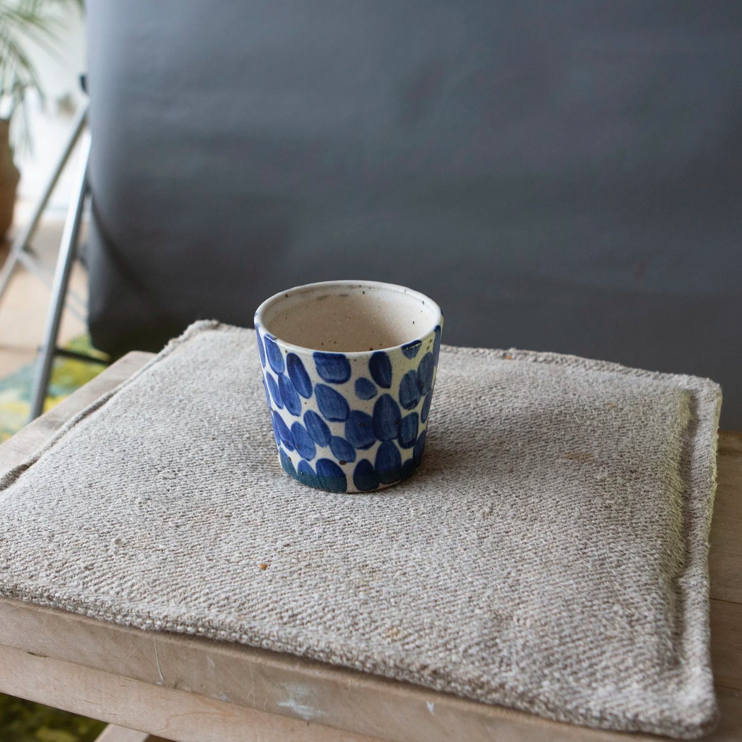 Dot Polka Dot Tumblers - Large Blue Dot