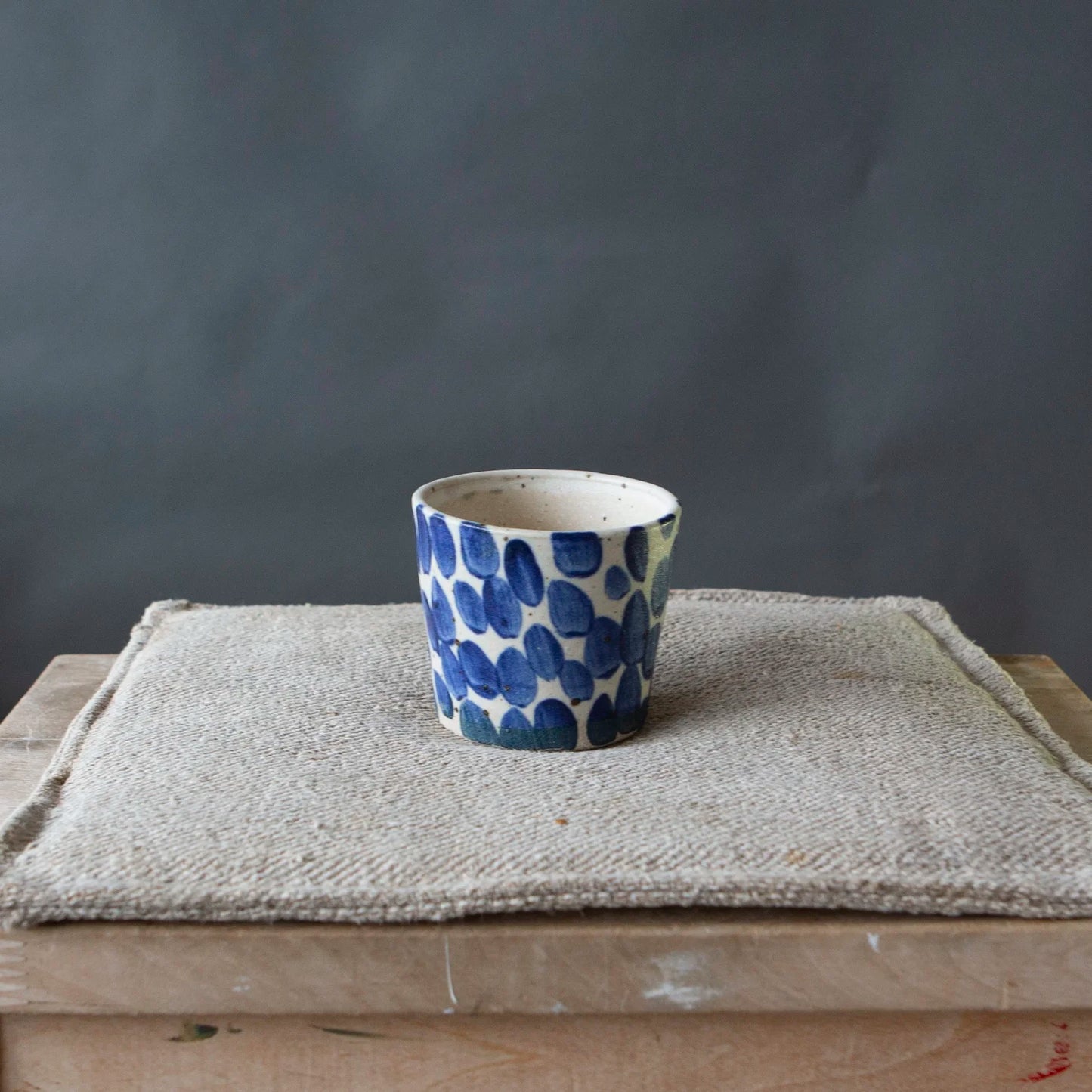 Dot Polka Dot Tumblers - Large Blue Dot