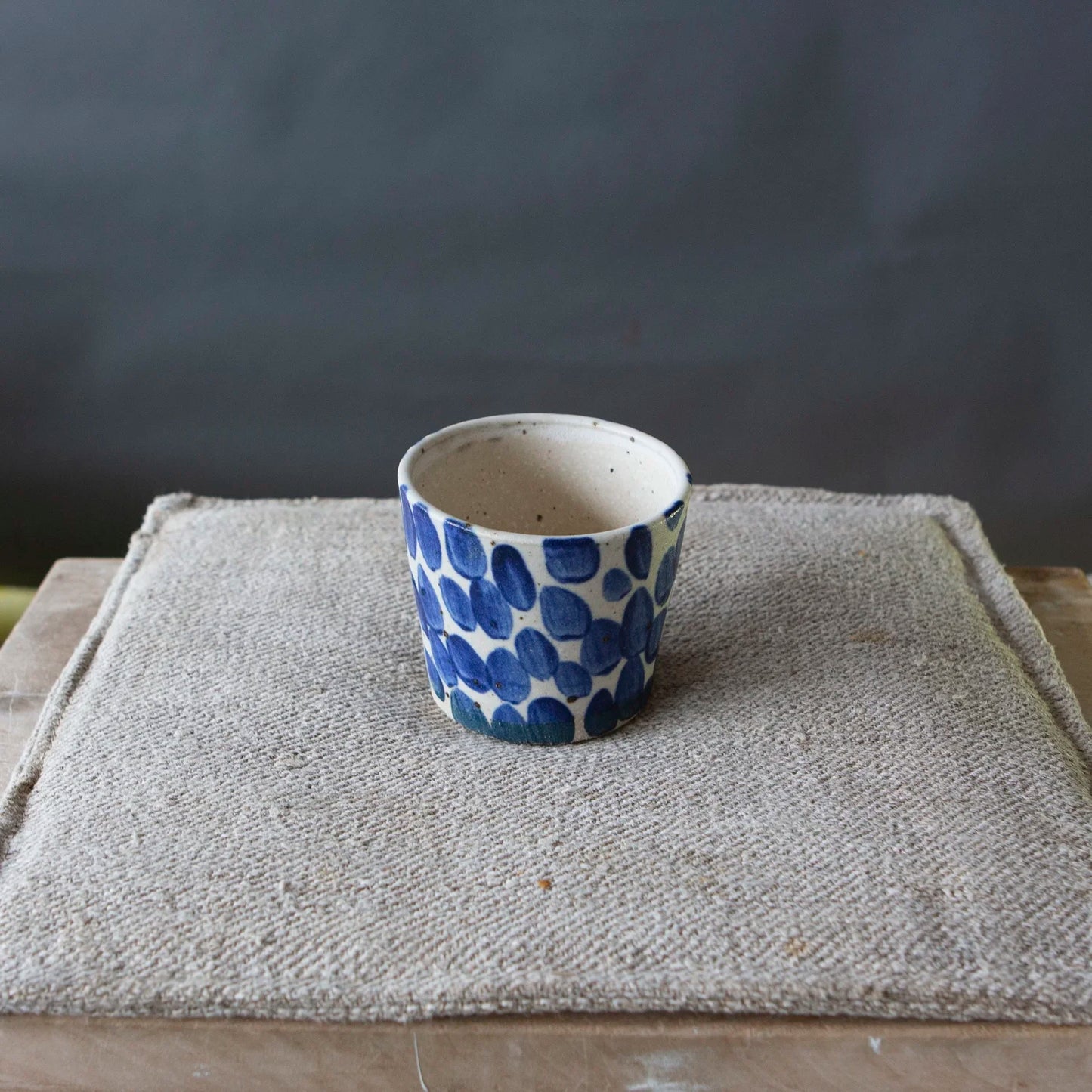 Dot Polka Dot Tumblers - Large Blue Dot