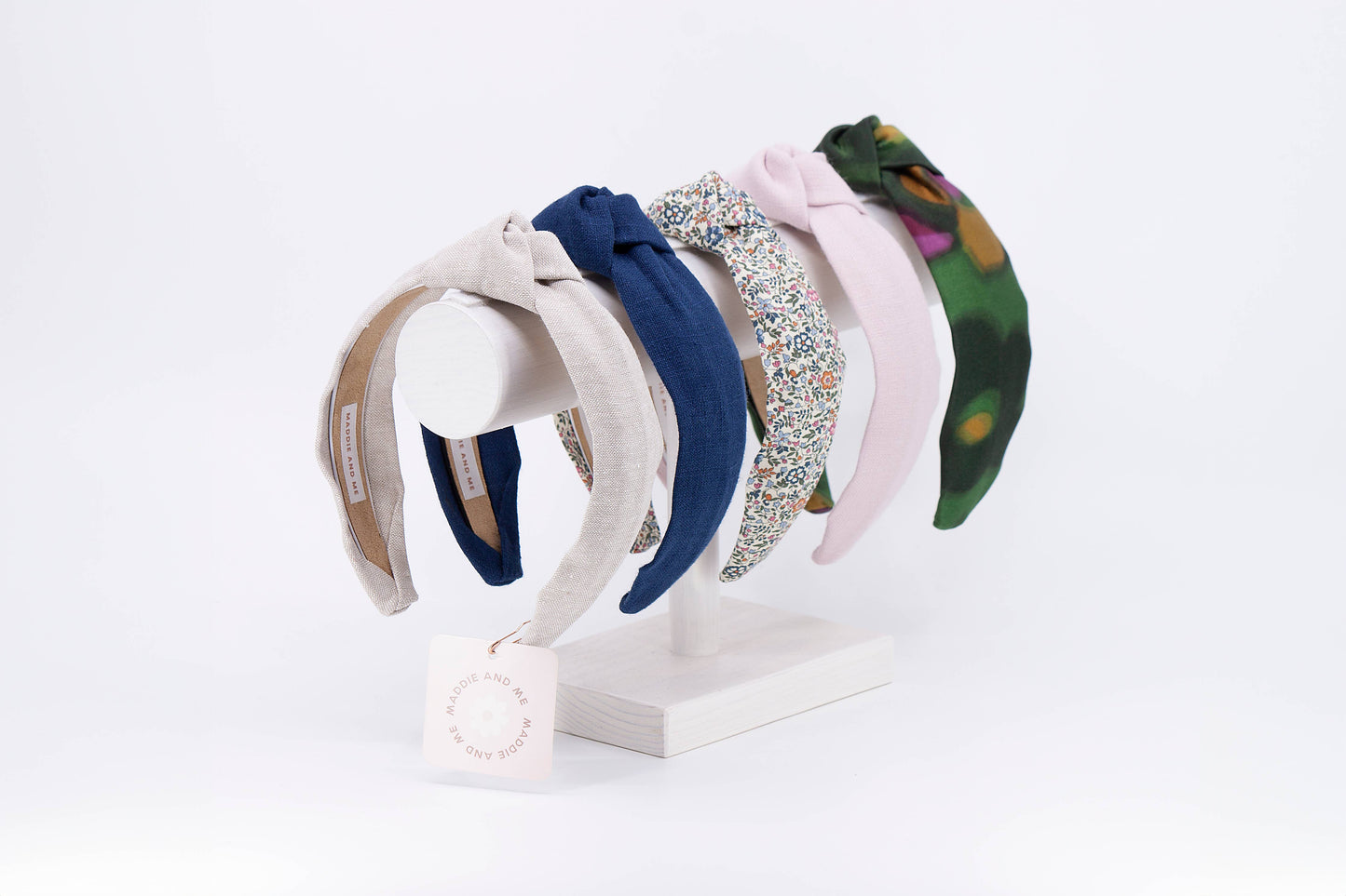 Black & White PIaid Buffalo Check Comfortable Knot Headband