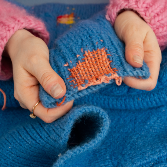 Roll-Up Visible Mending Kit - Variety Pack Fibers: Walk in the Park