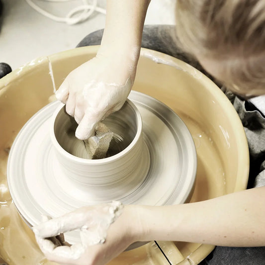 Polka Dot Tumblers - Small Blue Clustered Dots