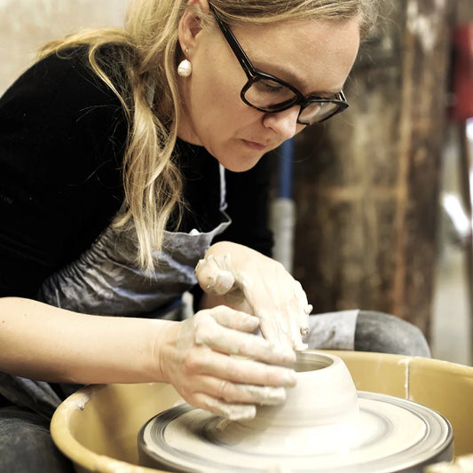 Large Mug - Nude Beige Polka Dot