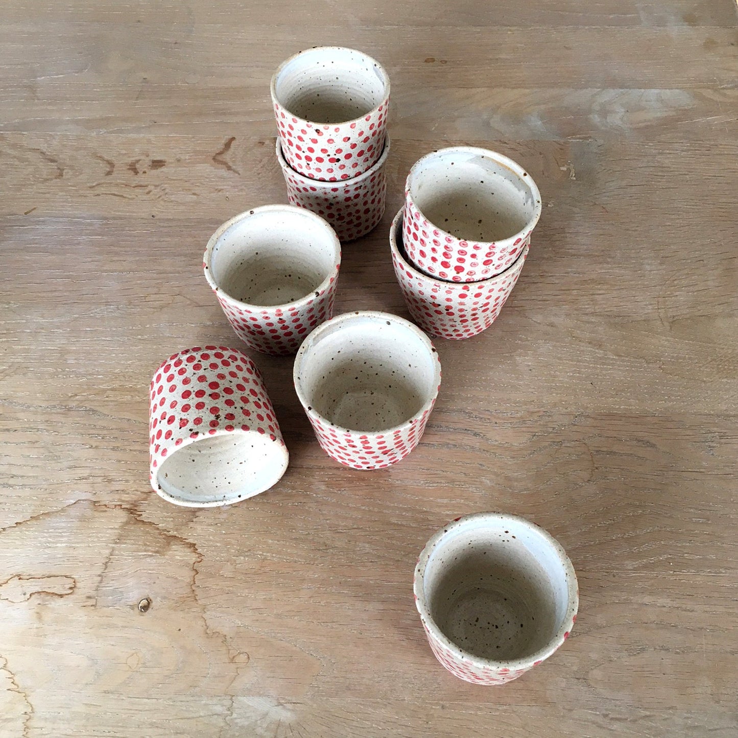Polka Dot Tumblers - Red Dot