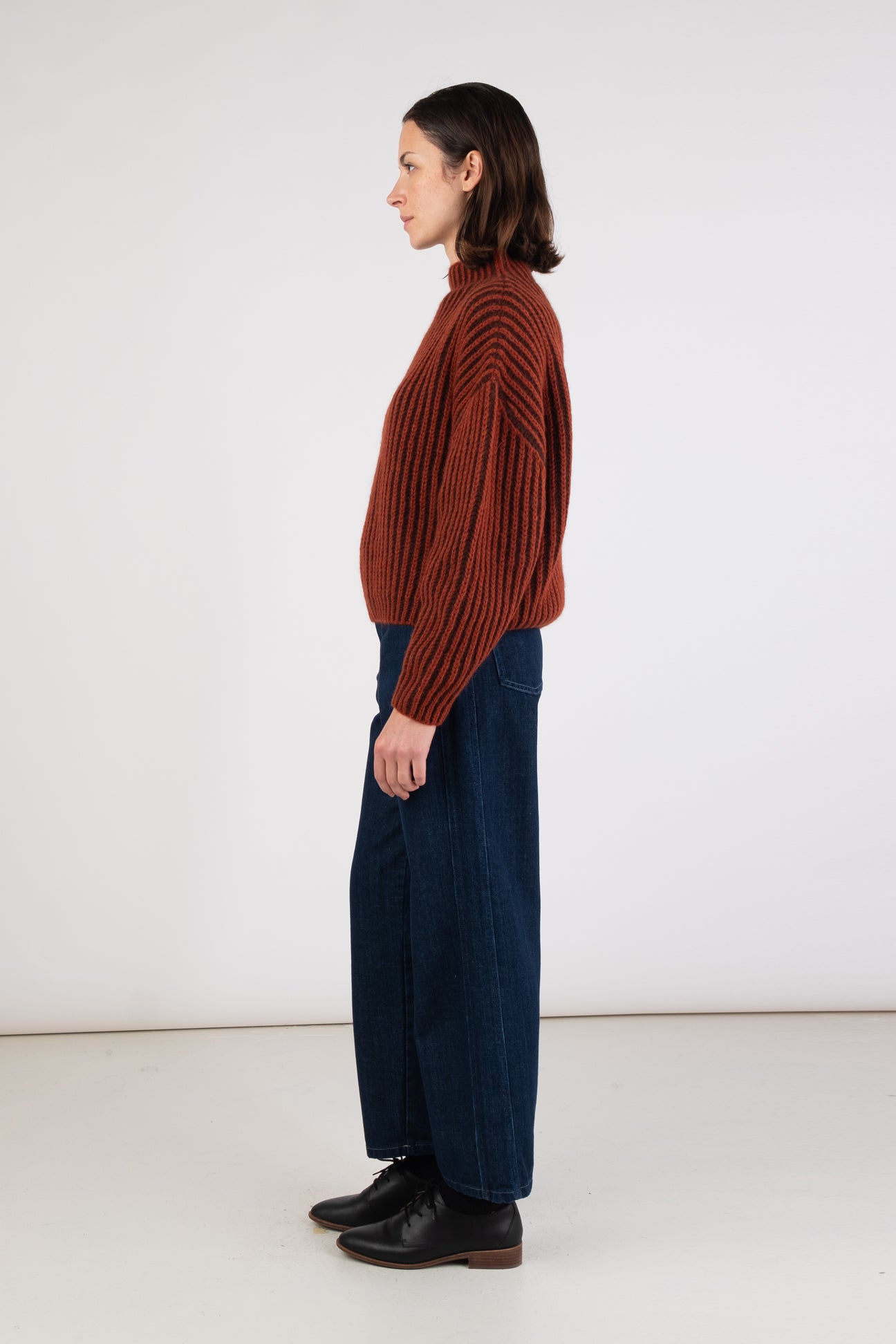 Micaela Greg Rust Ines Sweater