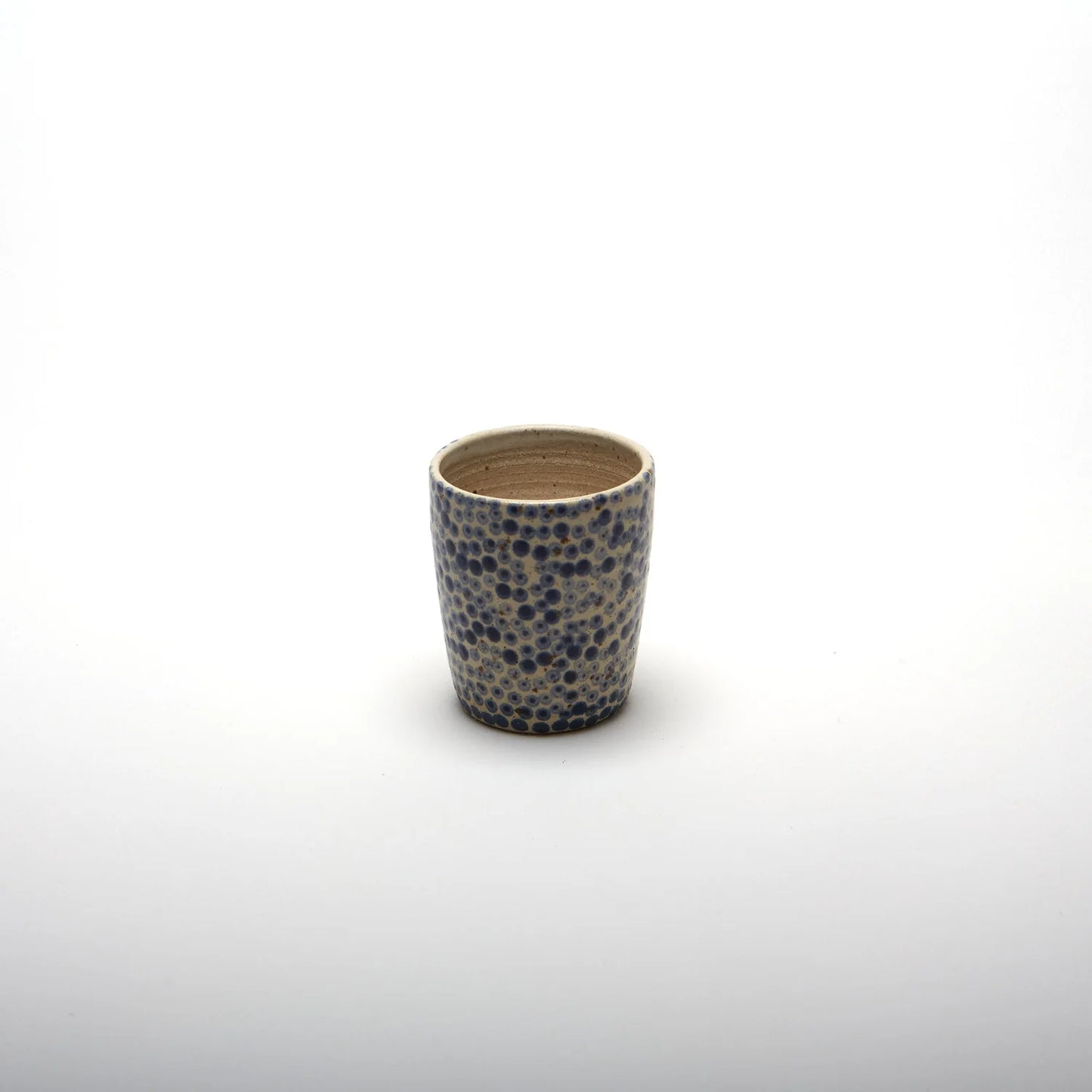 Polka Dot Tumblers - Small Blue Clustered Dots