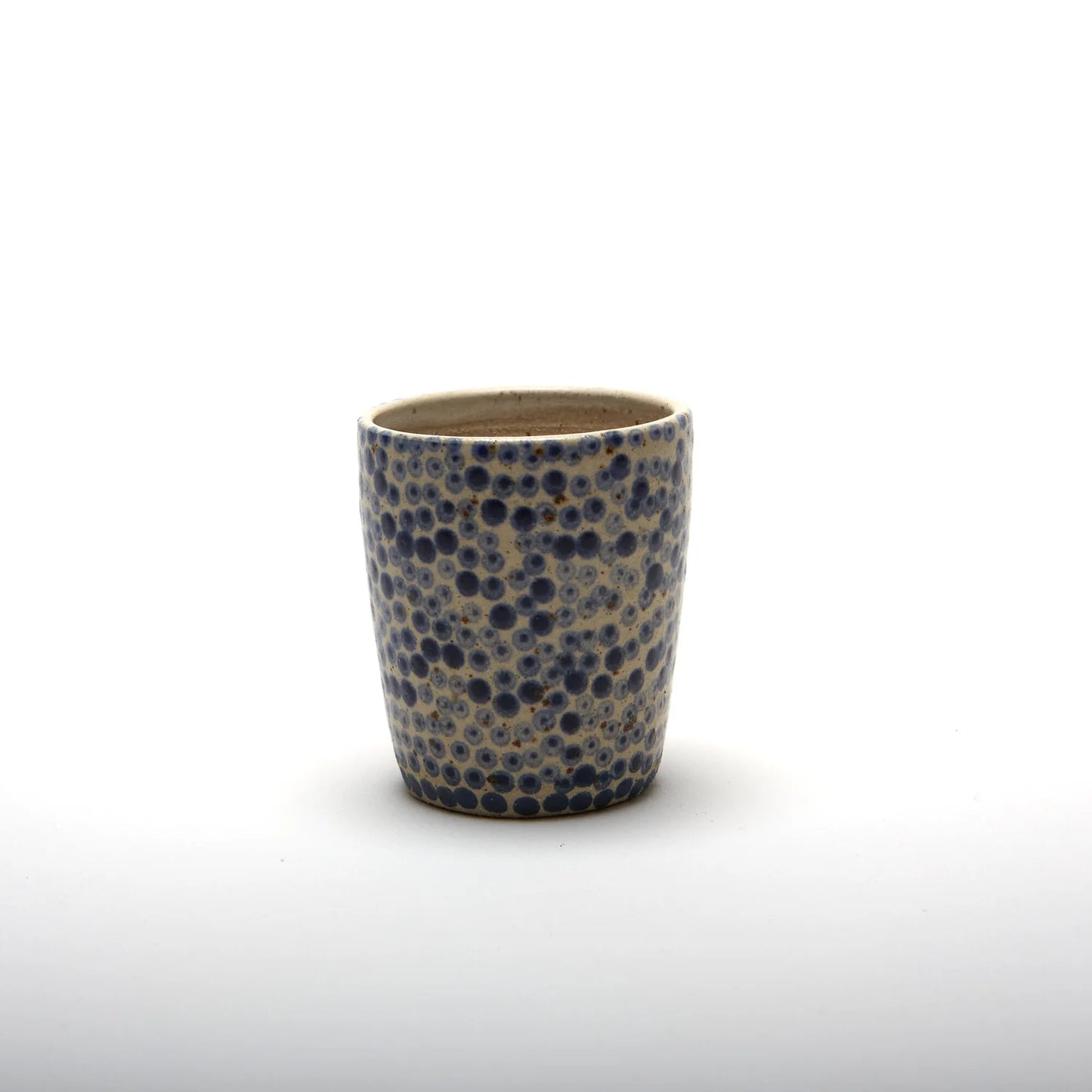 Polka Dot Tumblers - Small Blue Clustered Dots