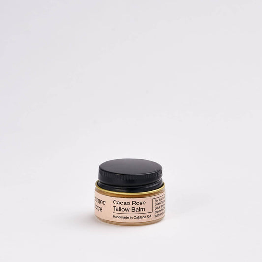 ONLINE ONLY - 
Fat & the Moon Cacao Rose Tallow Lip and Cuticle Balm