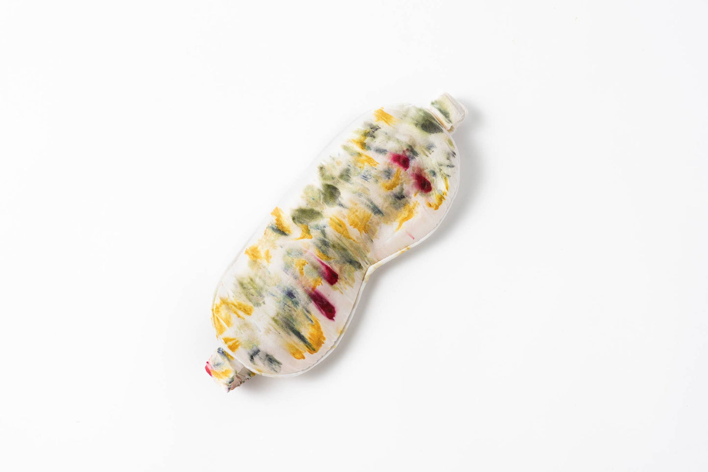 Abstract Botanically Dyed Silk Sleep Mask