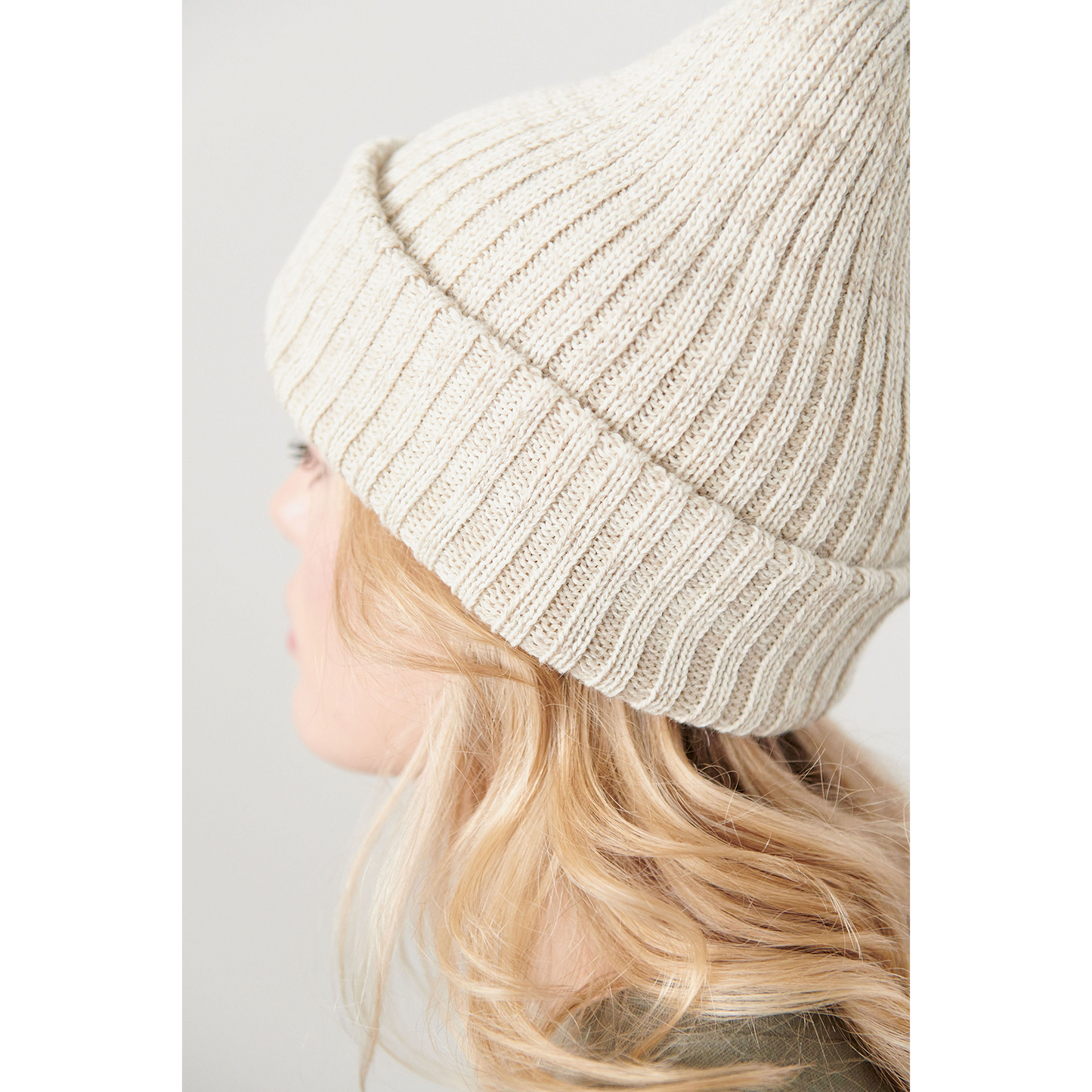 Wol Hide Marled Rib Hat Beanie