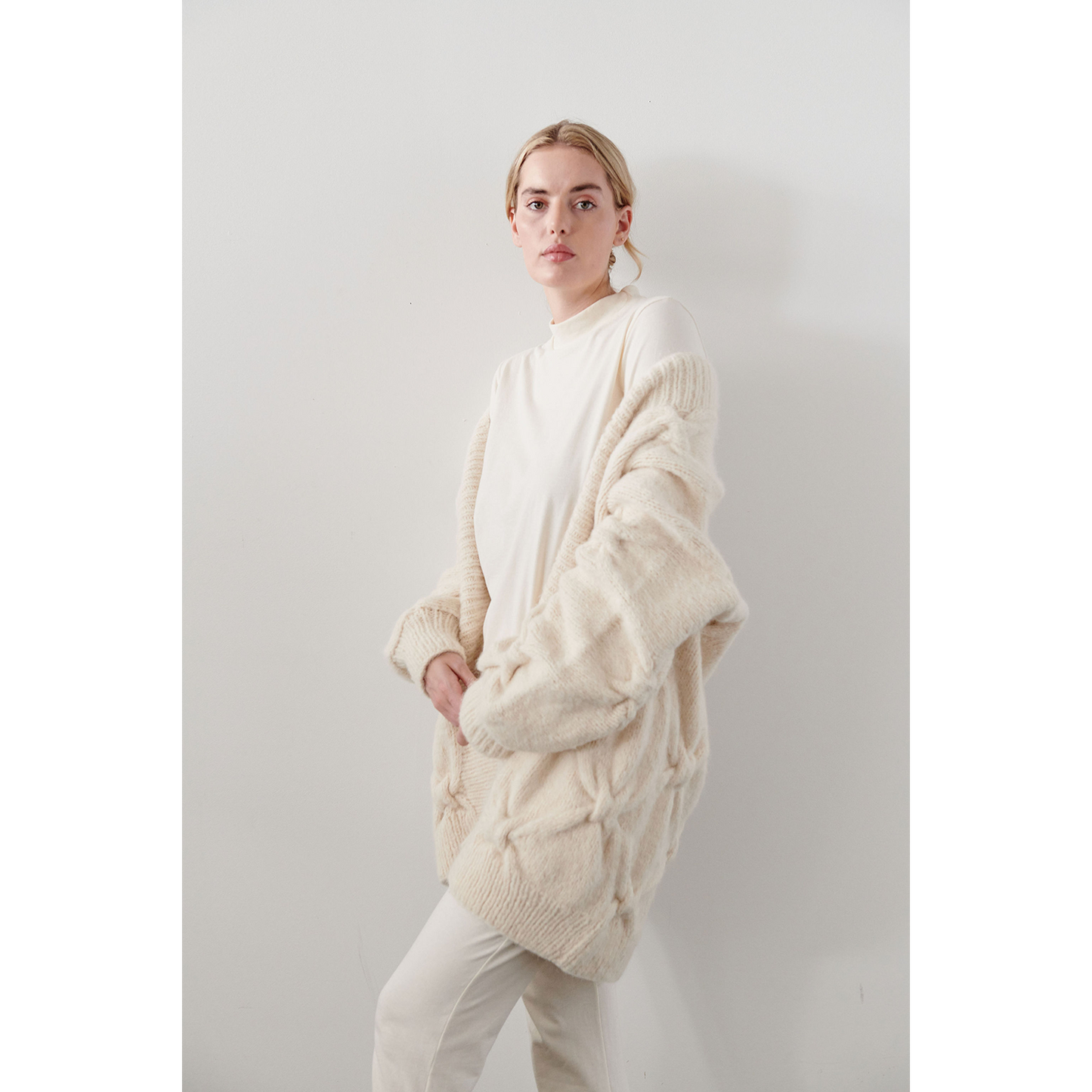 Wol Hide Handknit Cloud Cardigan