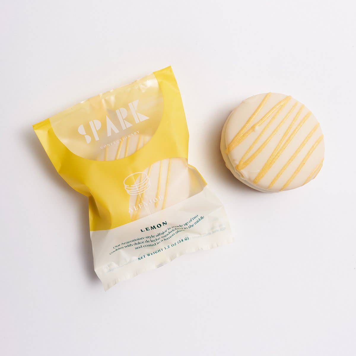 Individually Packaged Lemon Alfajor