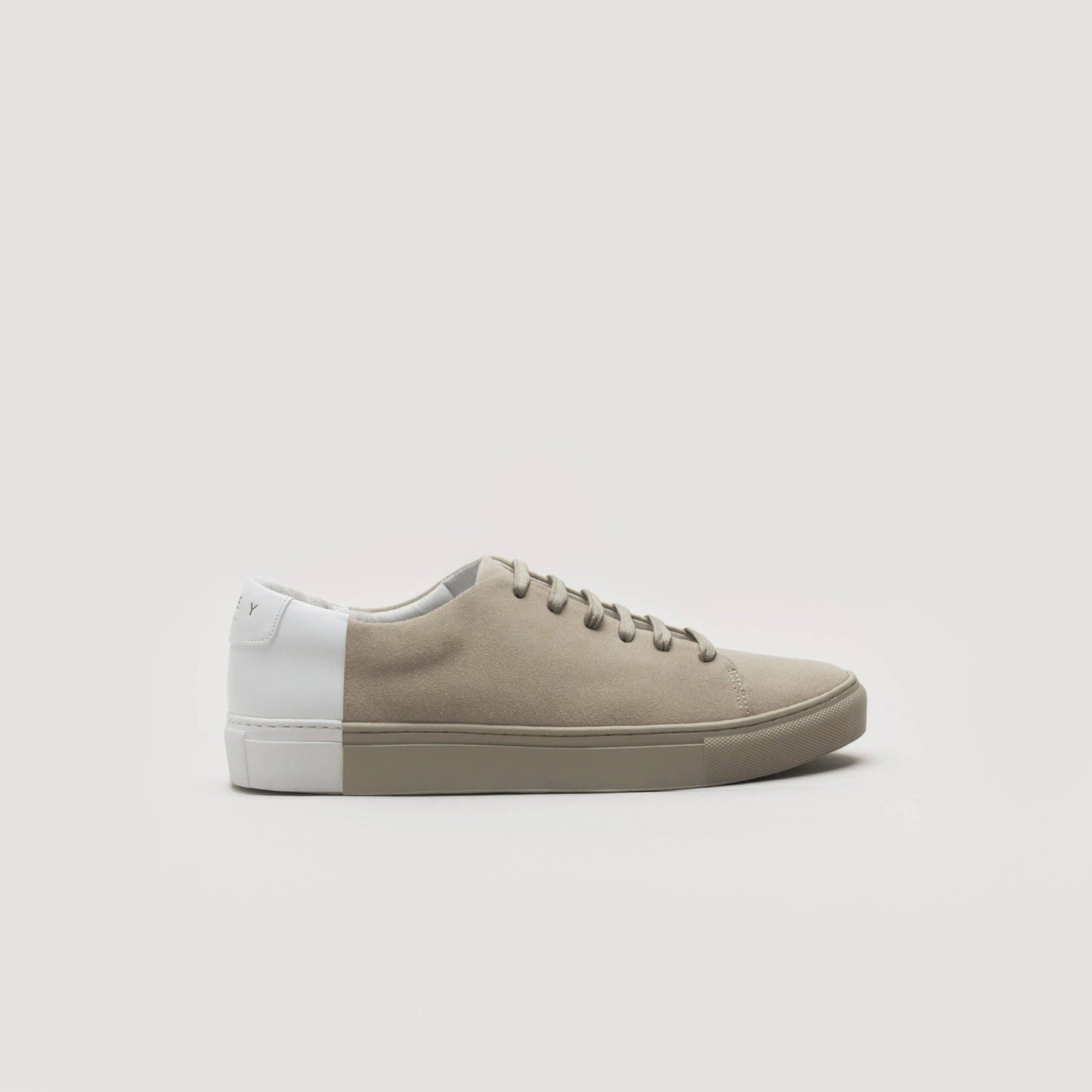 Two-Tone Low Suede Camel-White